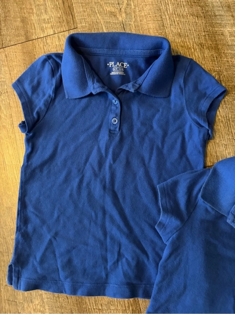 The Children's Place Girls' Blue Polo Shirt